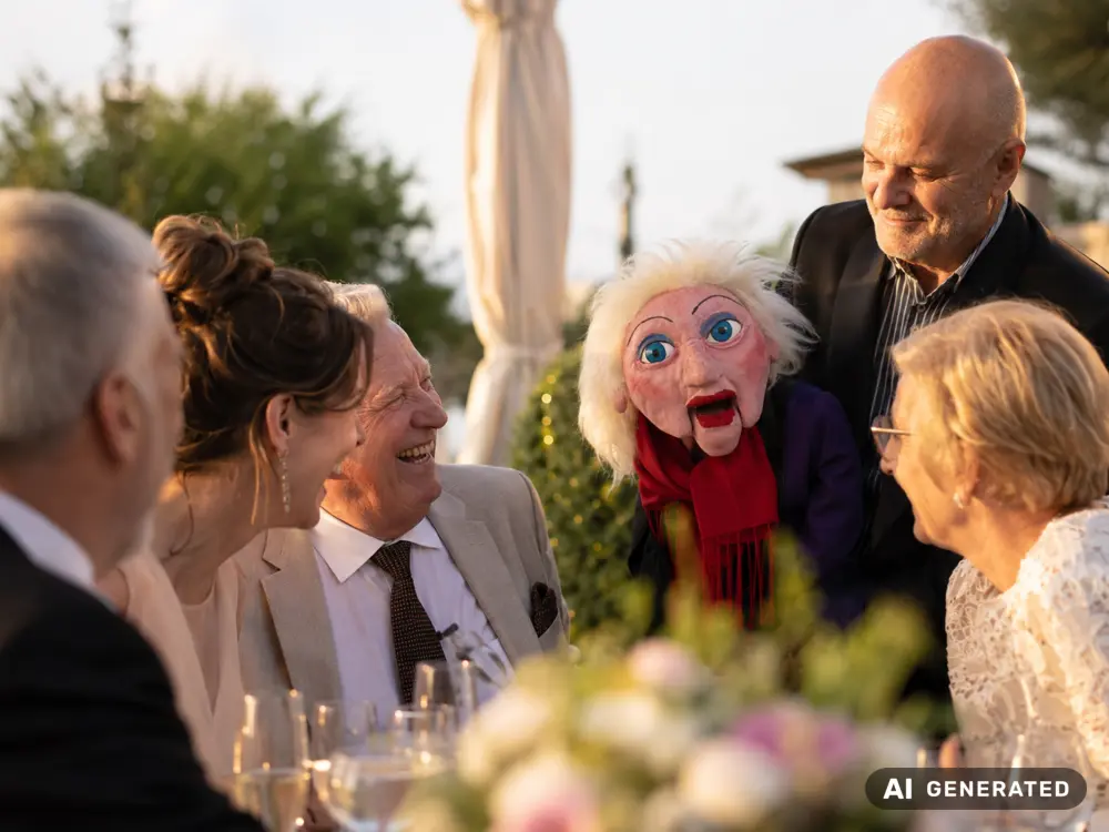 Comedy-Else bringt Hochzeitsgäste zum Lachen